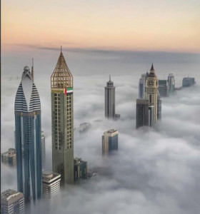 crown prince captures stunning footage of dubai blanketed in clouds crown prince captures stunning footage of dubai blanketed in clouds