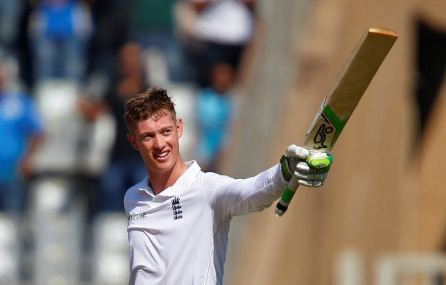 england 039 s keaton jennings celebrates his century against india on december 8 2016 photo reuters england 039 s keaton jennings celebrates his century against india on december 8 2016 photo reuters