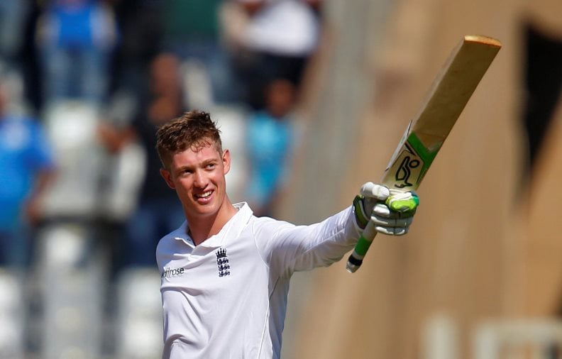 england 039 s keaton jennings celebrates his century against india on december 8 2016 photo reuters