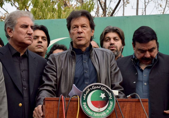 pakistan tehreek e insaf pti chairman addressing a press conference in islamabad on december 8 2016 photo mudassar raja express pakistan tehreek e insaf pti chairman addressing a press conference in islamabad on december 8 2016 photo mudassar raja express