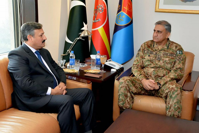 army chief gen qamar bajwa meets dg isi lt gen rizwan akhtar at isi hq in islamabad on december 9 2016 photo ispr army chief gen qamar bajwa meets dg isi lt gen rizwan akhtar at isi hq in islamabad on december 9 2016 photo ispr