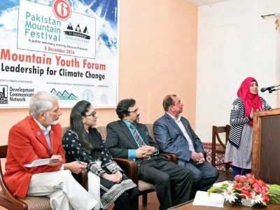 6th pakistan mountain festival next generation to face brunt of climate change impact