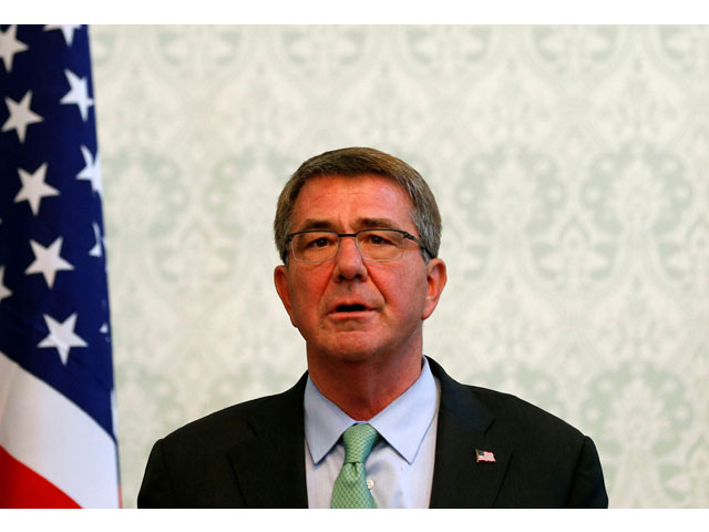 us defence secretary ashton carter speaks during a joint news conference with afghanistan 039 s president ashraf ghani in kabul afghanistan december 9 2016 photo reuters