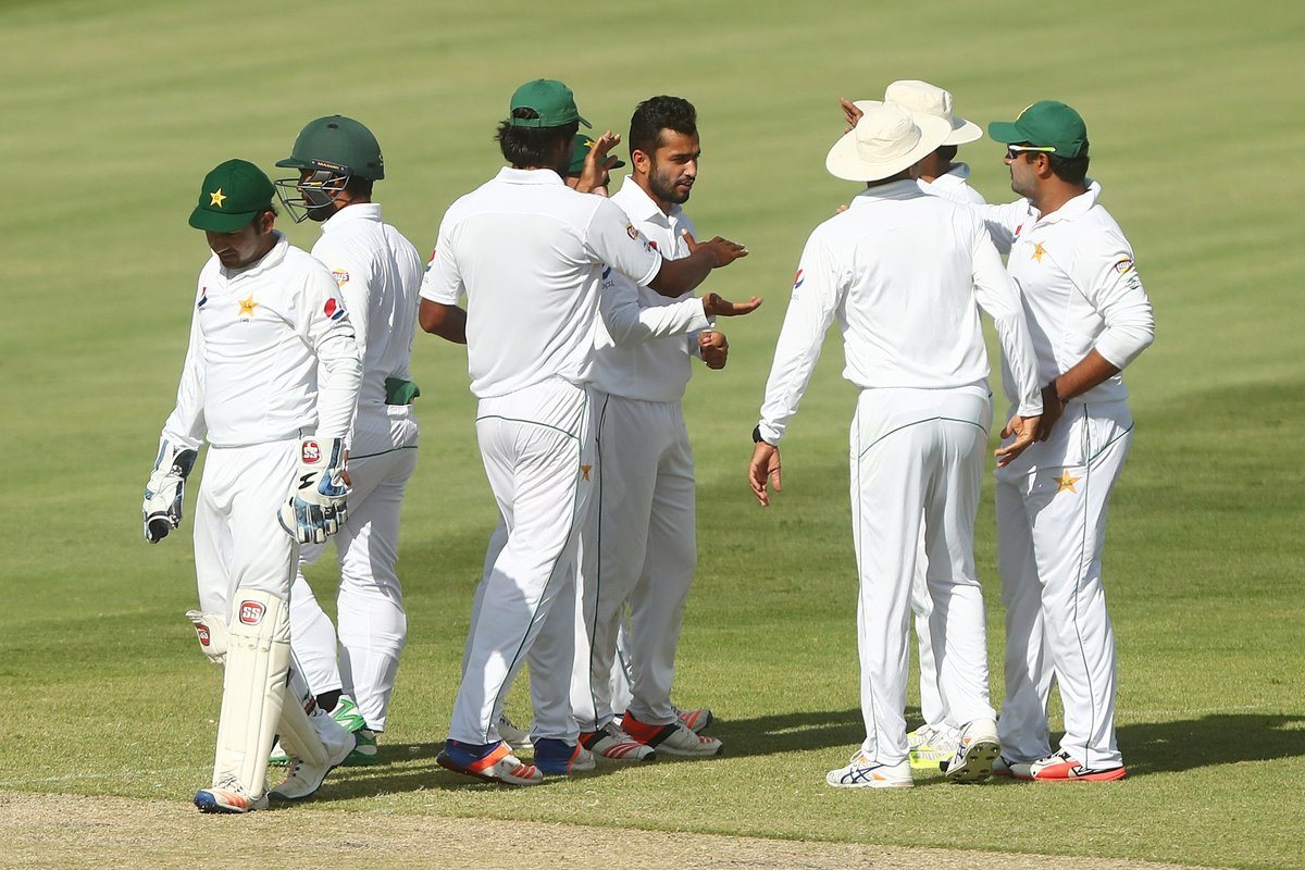 all rounder nawaz was the star on the final day his 36 run knock and three wicket haul allowed pakistan to dominate their australian counterparts photo courtesy ca