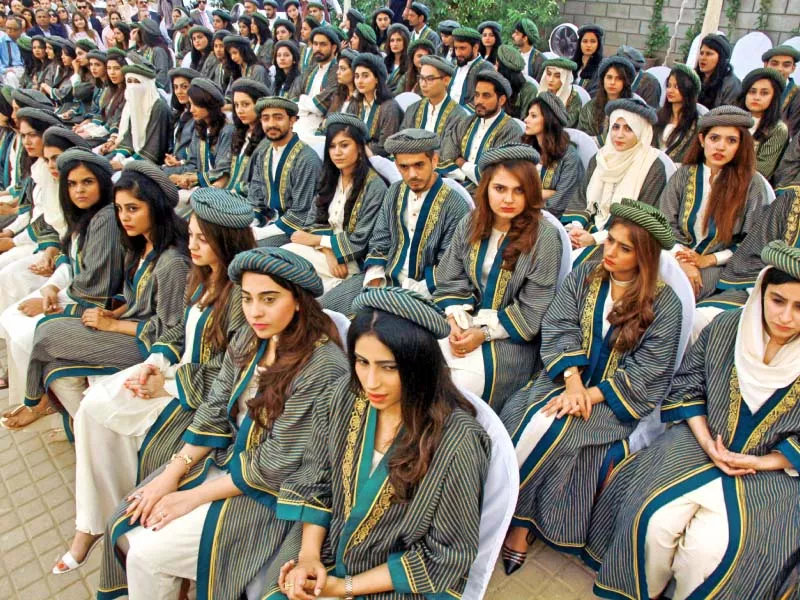 students waited anxiously to receive their degrees and start their professional lives photo athar khan express students waited anxiously to receive their degrees and start their professional lives photo athar khan express