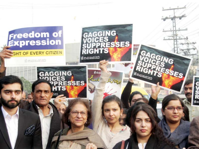 activists hold an awareness walk outside the press club photo express activists hold an awareness walk outside the press club photo express