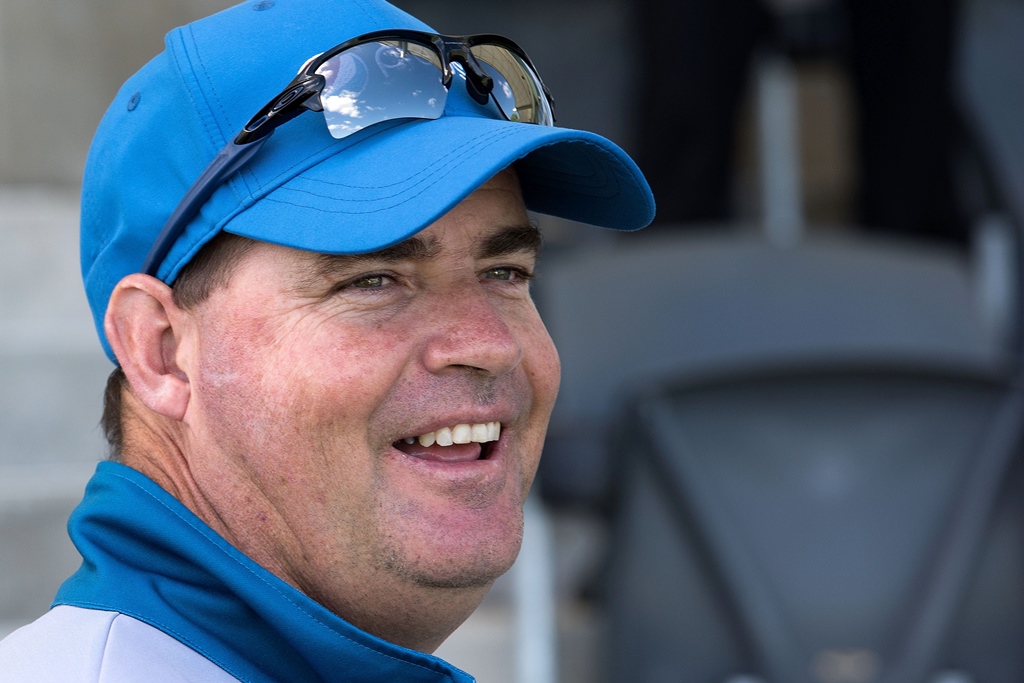 three years after being sacked mickey arthur will hope to guide his side to breakthrough test series win photo afp