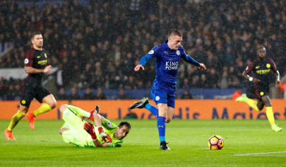 vardy shreds guardiola s city arsenal go top vardy shreds guardiola s city arsenal go top