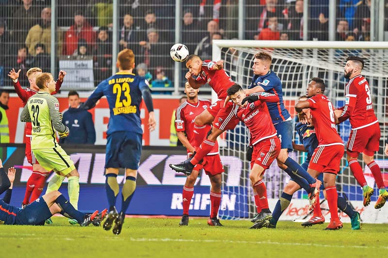 leipzig had kept bayern off the top of the german league table for three weeks but saturday 039 s shock 1 0 defeat at ingolstadt allowed bayern to go top of the table photo afp