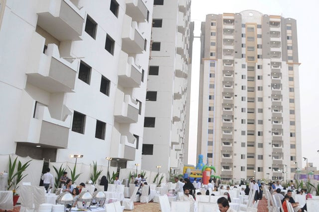 al khaleej tower a 16 storey apartment project was inaugurated in district central on december 11 2016 where a huge number of citizens flocked in for booking photo express al khaleej tower a 16 storey apartment project was inaugurated in district central on december 11 2016 where a huge number of citizens flocked in for booking photo express