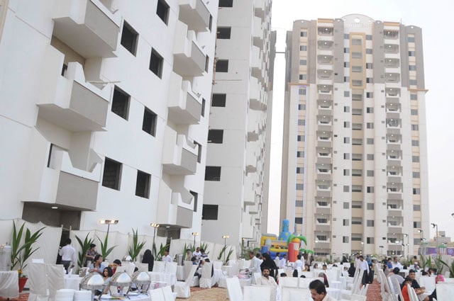 al khaleej tower a 16 storey apartment project was inaugurated in district central on december 11 2016 where a huge number of citizens flocked in for booking photo express