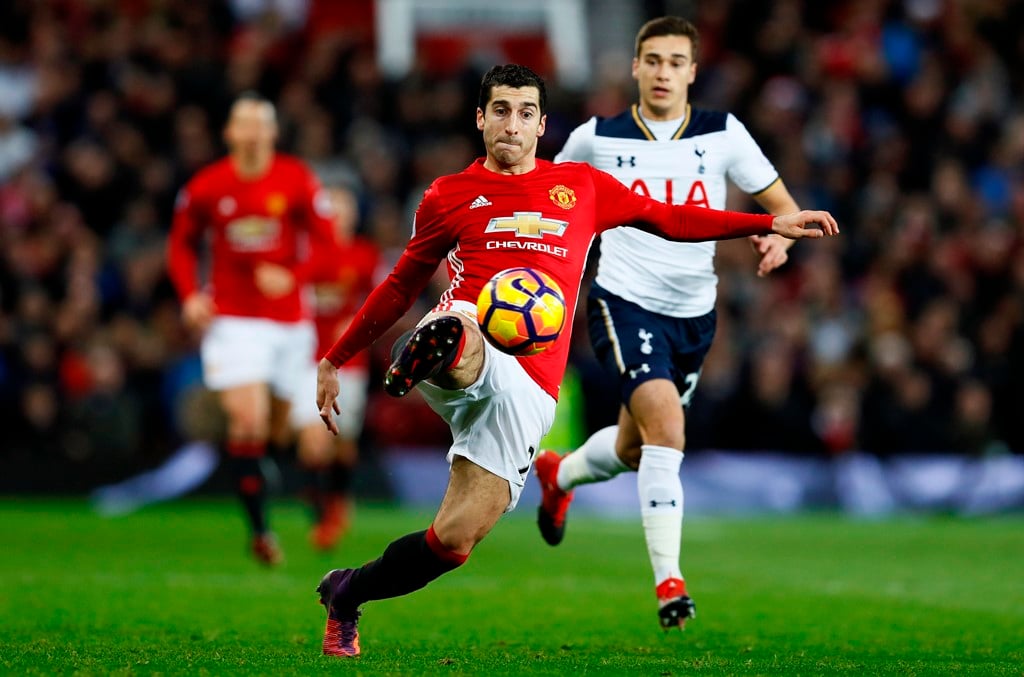 henrikh mkhitaryan during match against spurs photo reuters