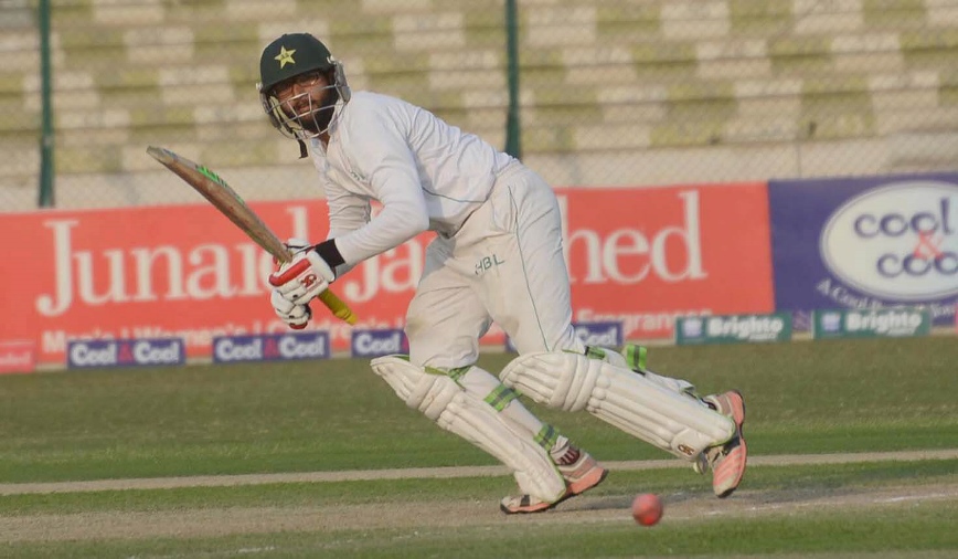 imamul haq scored an unbeaten 200 runs off 364 balls hitting 14 fours and a six to put his side in a strong position in the quaid e azam trophy final photo mohammad azeem express