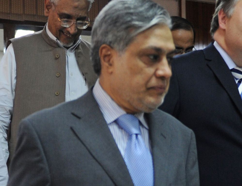 finance minister ishaq dar photo afp