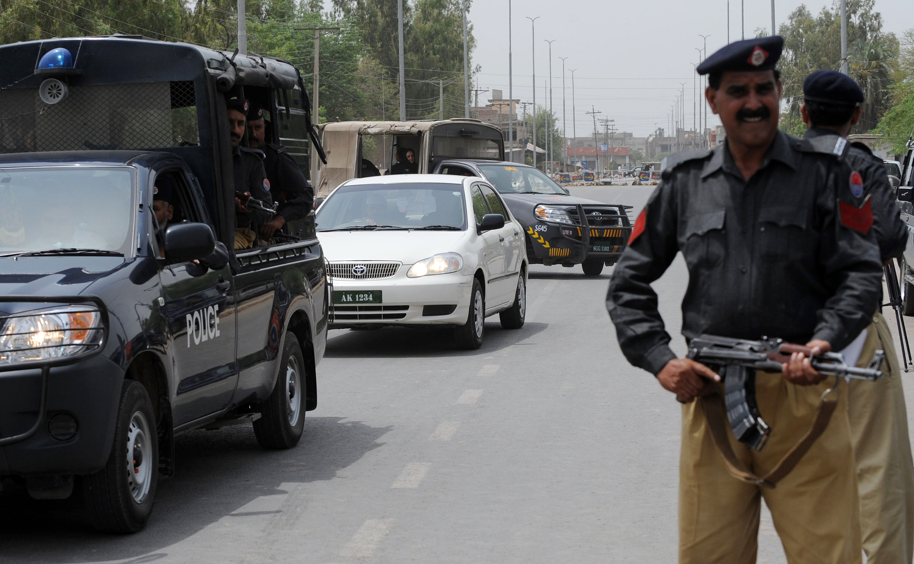 pm nawaz allows khawaja saad rafiq engineer khurram dastgir to use bulletproof cars photo afp