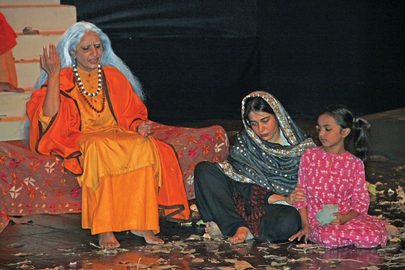 artists perform in stage dramas of ajoka theatre at pnca photos express