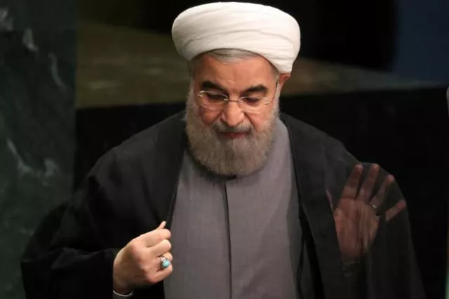 iran 039 s president hassan rouhani adjusts his clothes after he addressed the 71st united nations general assembly in manhattan new york us september 22 2016 photo reuters iran 039 s president hassan rouhani adjusts his clothes after he addressed the 71st united nations general assembly in manhattan new york us september 22 2016 photo reuters