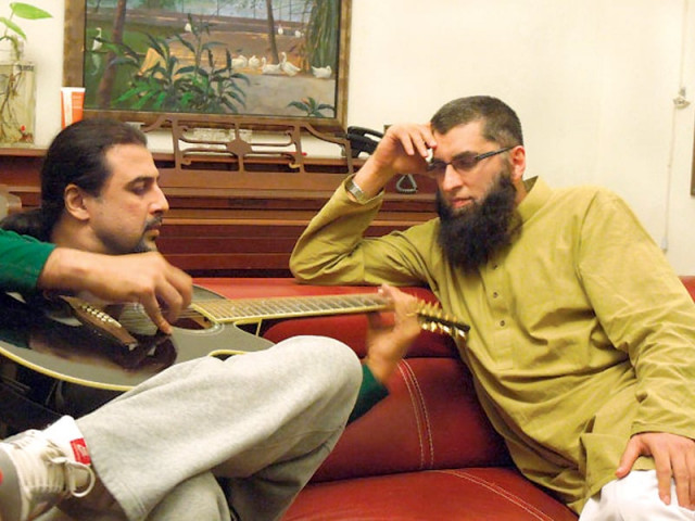 junaid jamshed and salman ahmad will jam together in karachi photo imran ahmad junaid jamshed and salman ahmad will jam together in karachi photo imran ahmad