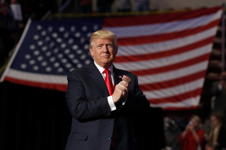 u s president elect donald trump arrives to speak during a usa thank you tour event at giant center in hershey pennsylvania u s december 15 2016 reuters lucas jackson