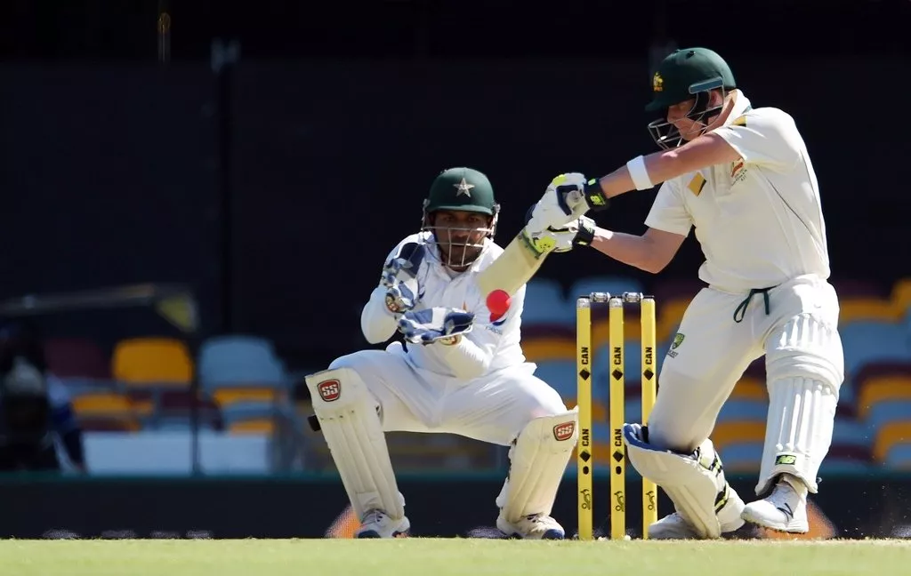 steven smith was lucky to complete his 16th test century his first against pakistan photo afp steven smith was lucky to complete his 16th test century his first against pakistan photo afp