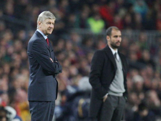 me and pep are up for offensive football says wenger photo reuters me and pep are up for offensive football says wenger photo reuters