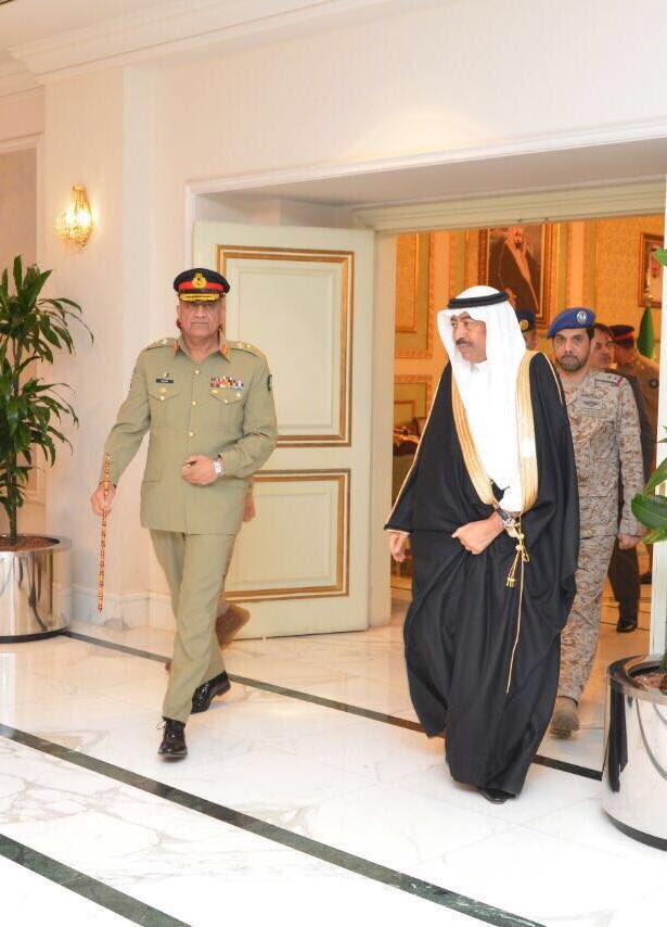 army chief gen qamar bajwa reached saudi arabia on december 17 2016 on a three day official visit photo ispr