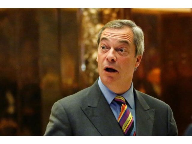 nigel farage stands in the lobby of trump tower in manhattan new york us december 15 2016 photo reuters