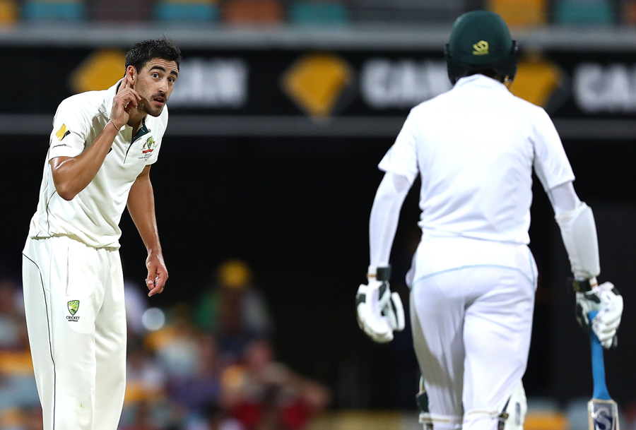 australian pacers will be looking to end the match early on day five against pakistan photo afp