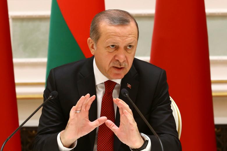 turkish president tayyip erdogan speaks during a signing ceremony with belarussian president alexander lukashenko in minsk belarus photo reuters