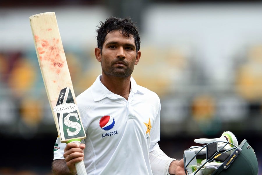pakistan 039 s asad shafiq was dismissed for 137 on the fifth day of the first test against australia in brisbane on december 19 2016 photo afp