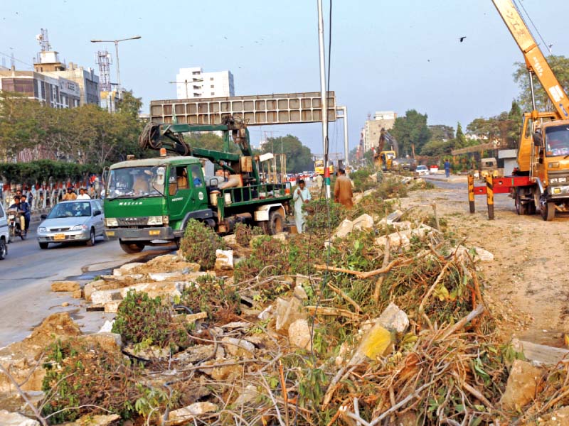 six months have been given to the karachi metropolitan corporation by the sindh chief minister syed murad ali shah for completion of the construction work on university road photo file