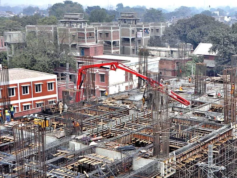workers busy in construction of a flyover for metro train s orange line photo file workers busy in construction of a flyover for metro train s orange line photo file