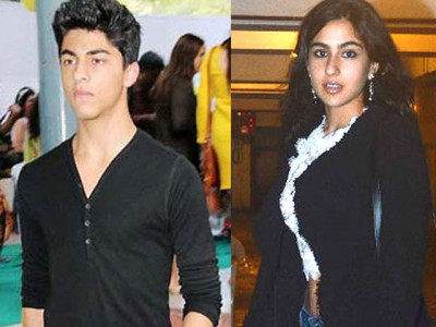 saif ali khan s daughter sara to debut with srk s son aryan saif ali khan s daughter sara to debut with srk s son aryan