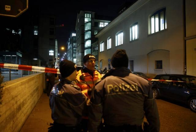 police stand outside an islamic center in central zurich switzerland december 19 2016 photo reuters