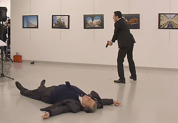 the murder of mr karlov may be seen as part of the backlash in turkey against russian actions in syria photo afp