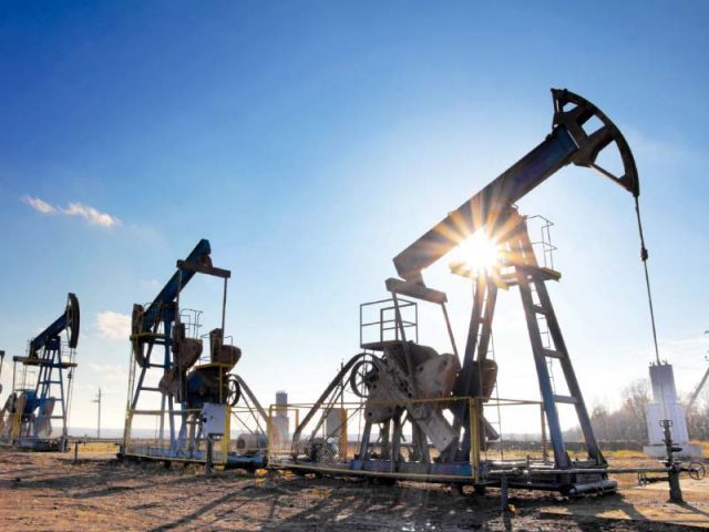 oil gas production continues to fall