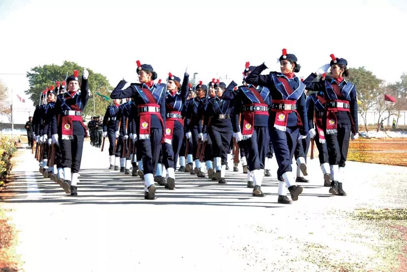 fresh graduates participate in the march past photos express fresh graduates participate in the march past photos express