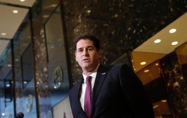 ron dermer israel 039 s ambassador to the u s speaks to members of the news media after meeting with u s president elect donald trump at trump tower in the manhattan borough of new york city us november 17 2016 photo reuters