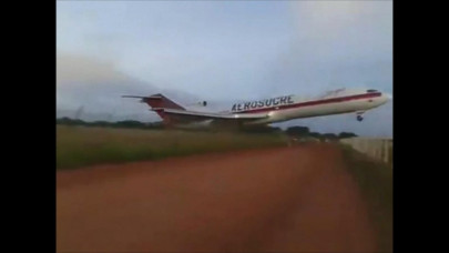 colombian cargo plane crash kills five crew