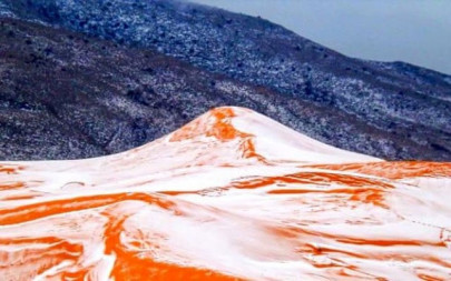 snow falls in sahara for first time in 37 years