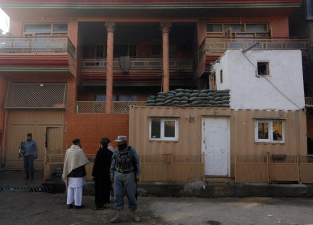 afghan policemen keep watch outside the house of an afghan member of parliament which was attacked by taliban last night in kabul afghanistan december 22 2016 photo reuters