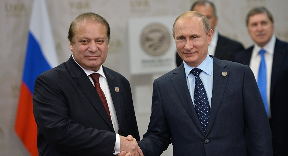 pm nawaz with russian president vladimir putin photo afp