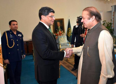 new isi chief calls on pm nawaz new isi chief calls on pm nawaz