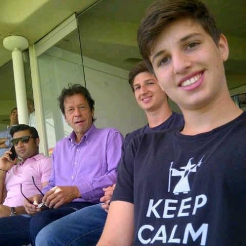 pti chairman imran khan with his sons photo twitter pti chairman imran khan with his sons photo twitter
