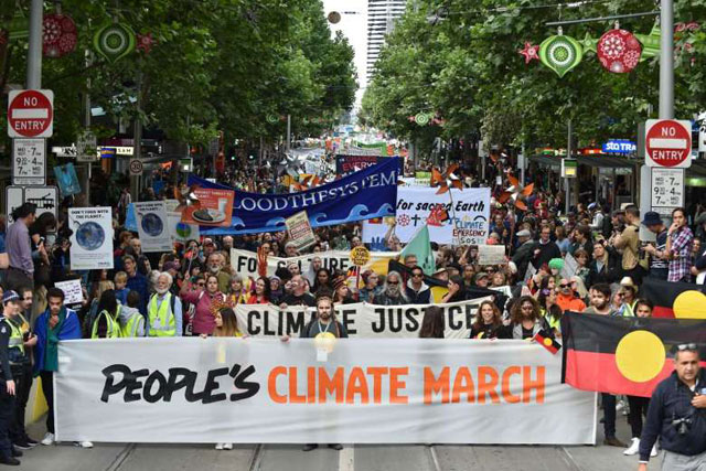 climate march melbourne photo afp