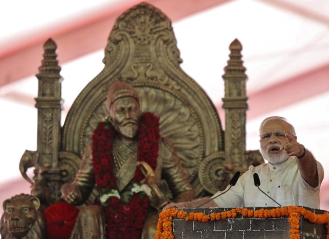 india 039 s prime minister narendra modi speaks after laying the foundation for the memorial of chhatrapati shivaji maharaj in mumbai december 24 2016 photo reuters