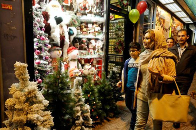christmas in iran photo afp