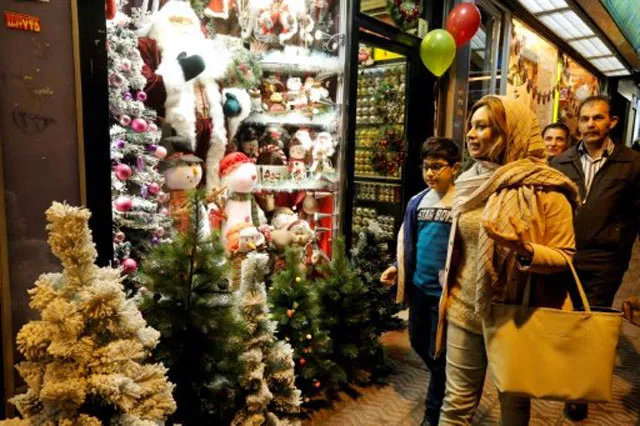 christmas in iran photo afp christmas in iran photo afp