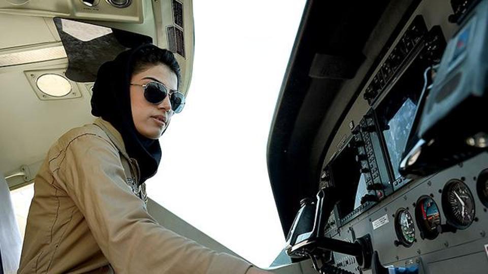 female afghan air force pilot niloofar rahmani is one of the celebrated personalities in afghanistan for being the first female pilot to fly fixed wing plane she was presented the international women of courage award last year in washington photo hindustan times