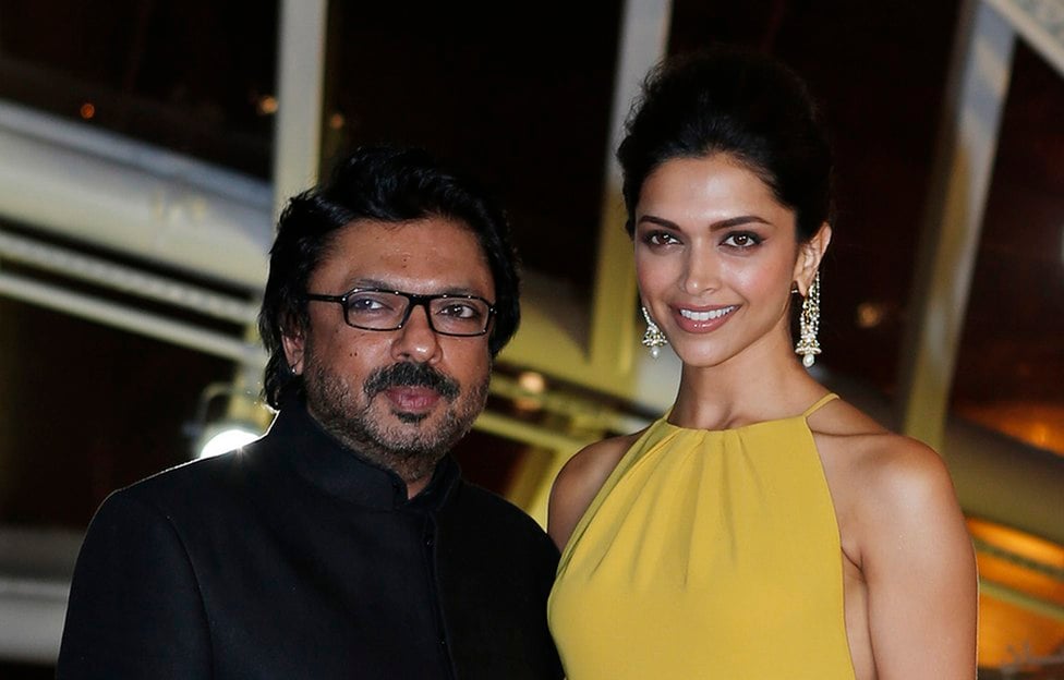 deepika padukone with sajay leela bhansali left photo reuters